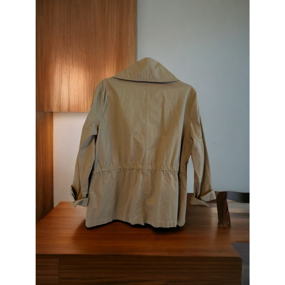 Vintage Ann Taylor Cargo Safari Jacket Size Large Belted with pockets - Picture 3 of 3